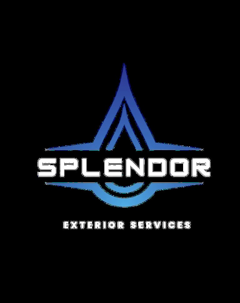Splendor logo featuring a blue water droplet design with text and movie warning below on black background